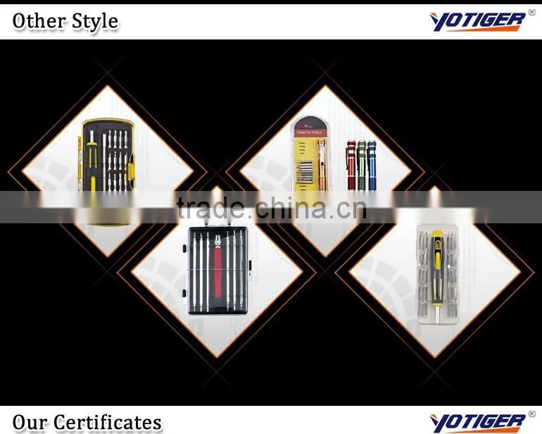 13PCS Screwdriver Type Ratchet Handle Bit Set Tool