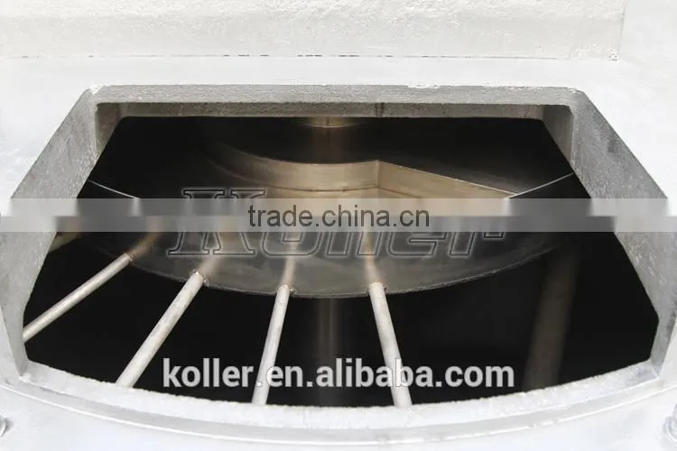 Koller flake ice machine evaporated durm with ice cutter for heat exchange