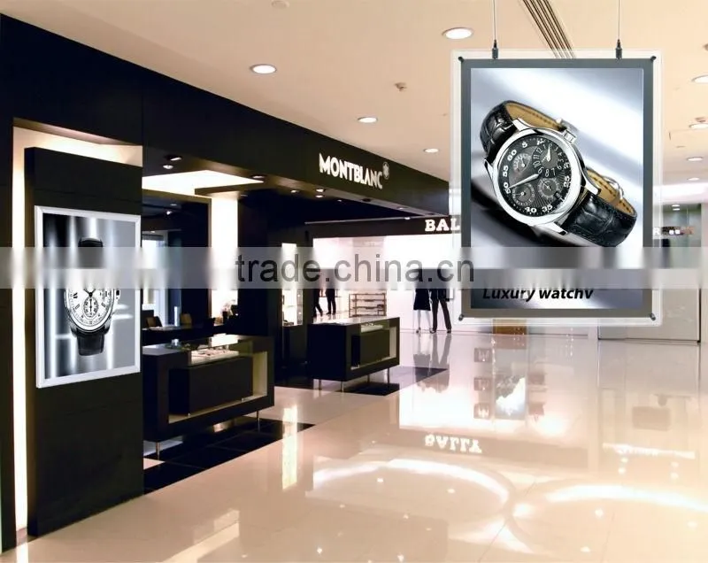 Expo popular acrylic advertising led screen display with scrolling letters