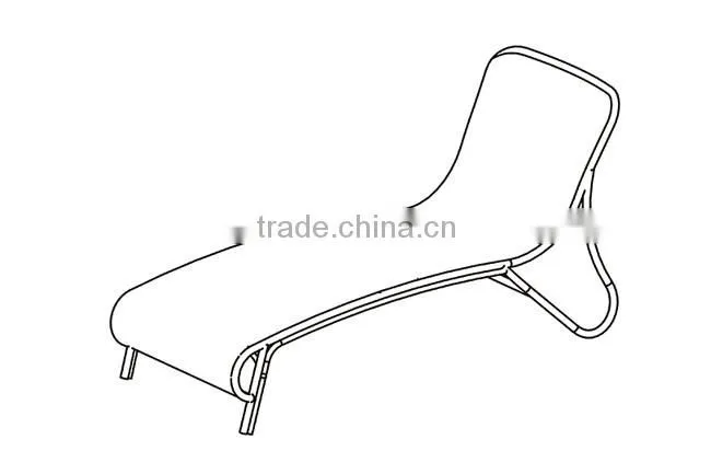 French PE rattan outdoor furniture