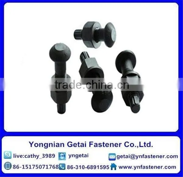Sets of torshear type high strength bolt hexagon nuts and plain washer for steel structures
