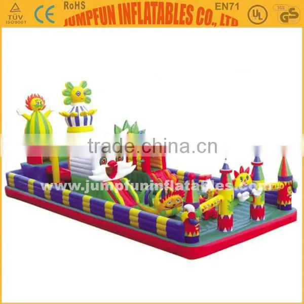 For rental inflatable air playground/durable inflatable fun city/Jumping house big games