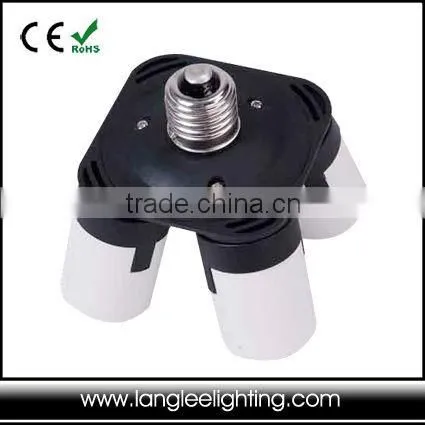 4 Lamp Holders 1 Base E27 Lamp Socket Splitter Converter