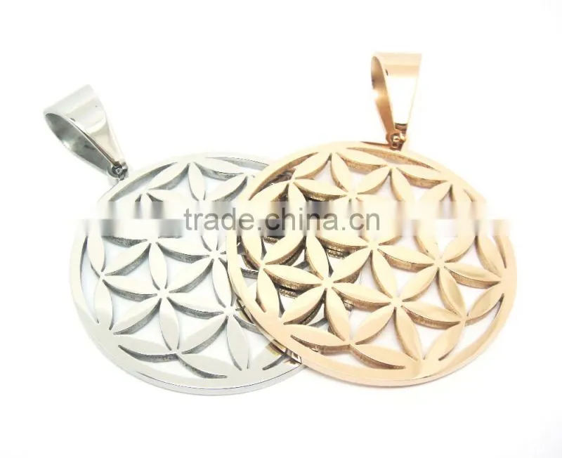 Custom Size Stainless Steel Chakra Jewelry Pendant for Sale