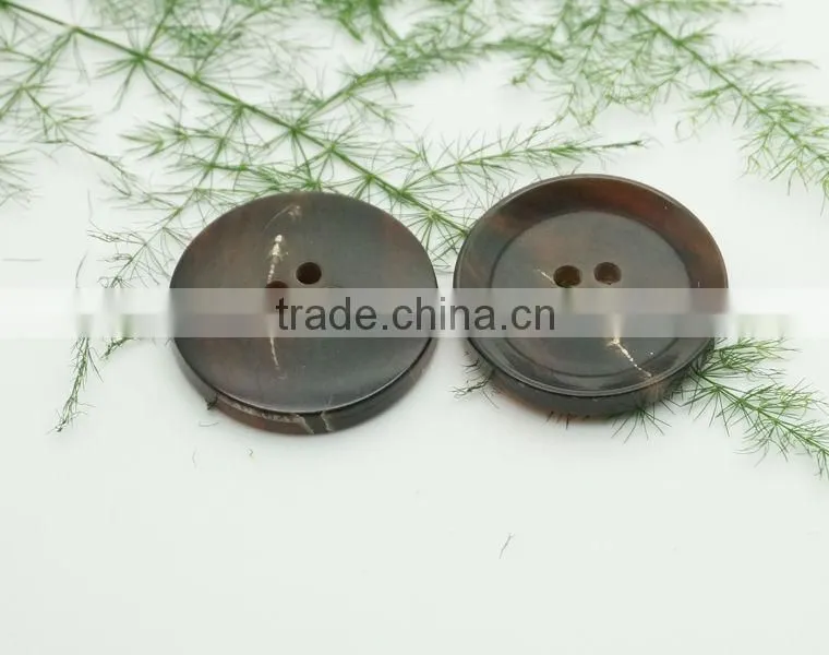 Natural Brown Horn Buttons