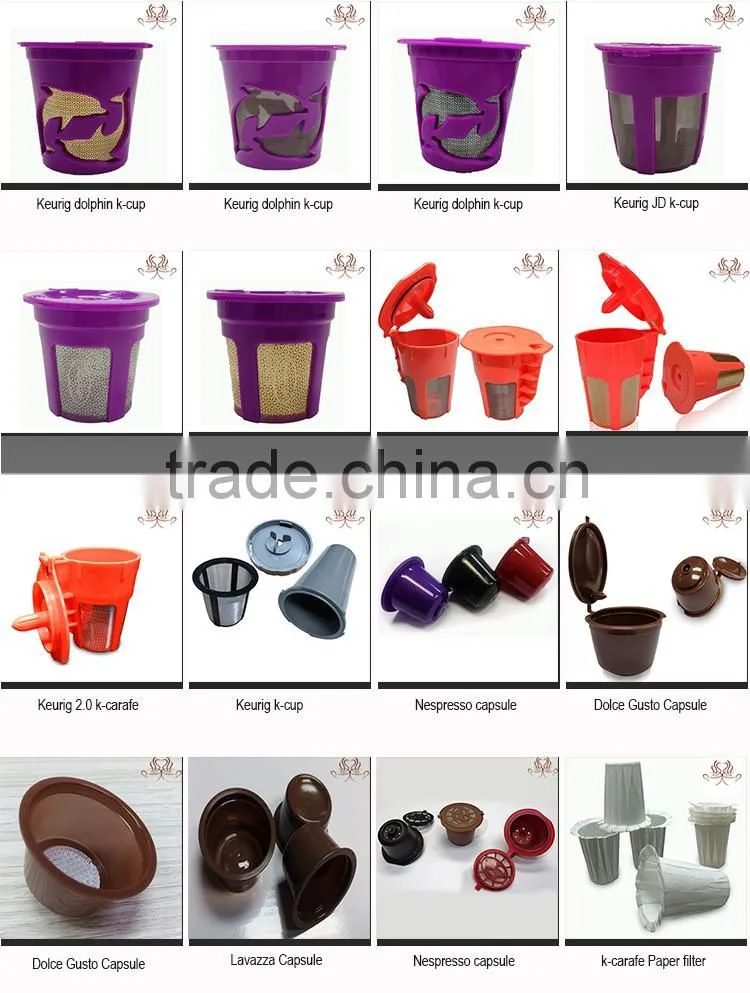 Eco-friendly reusable dolce gusto coffee capsule