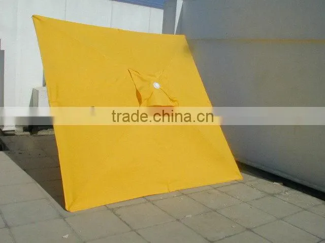 Square advertising sun parasol