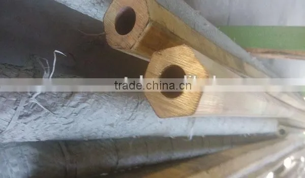 good quality hexagonal brass pipe manufacture in china