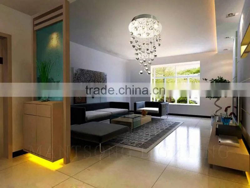 2016 Wholesale Decorative Hanging Modern Ceiling Lamp, Crystal Ceiling Light