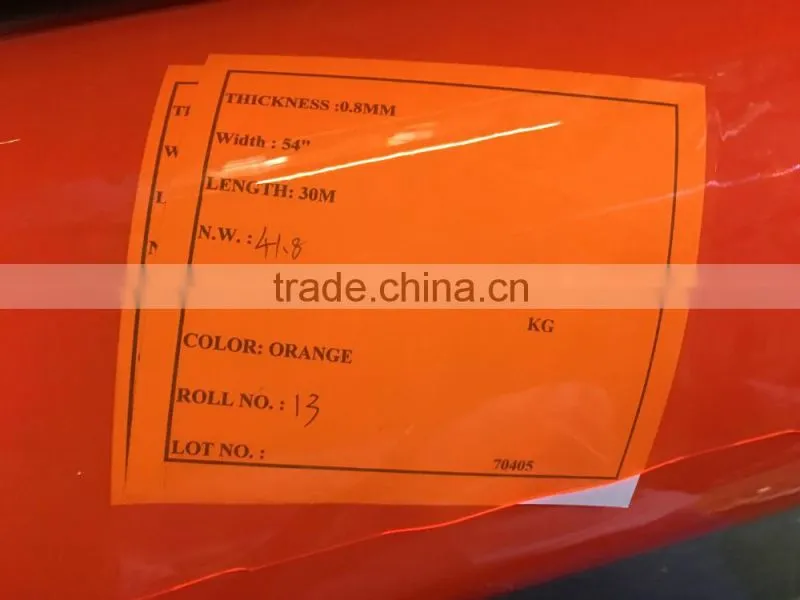 Colorful Super Clear 0.006-0.50mm Soft PVC Sheet