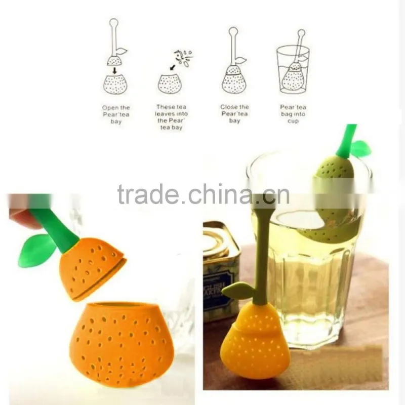 Promotion colorful Silicon Tea Filter for office