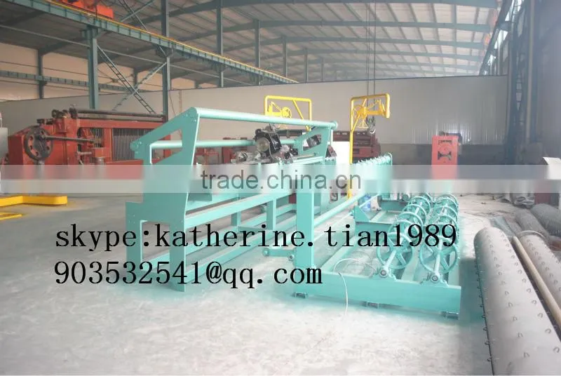 Full automatic chain link fence machine