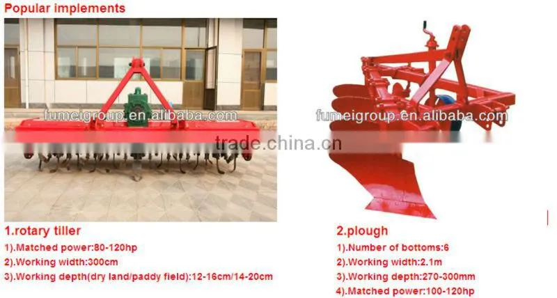 high quality 130hp utility compact farm tractor