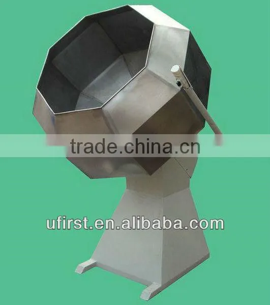 Eight angle snack coating machine