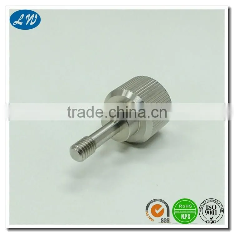 High Quality CNC machining stainless steel worm shaft with polishing
