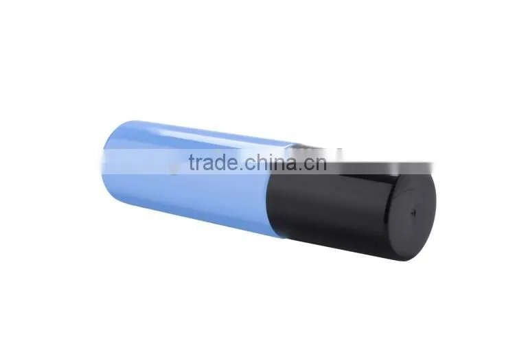 Hot sale Empty PET 100ml bottle, Blue empty cosmetic bottles