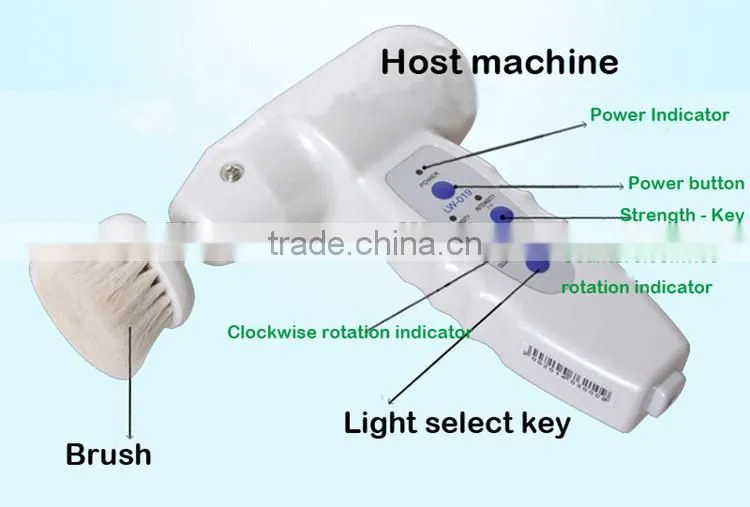 Factory price Dermabrasion Beauty Machine wash brush facial blackhead cleaning brushes Beauty machine