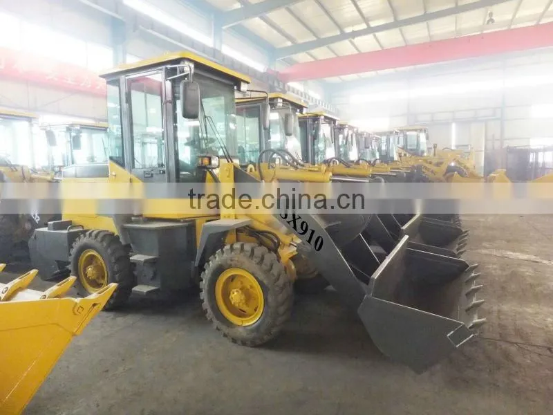 China brand SX910 1.0T mini/compact wheel loader(0.5CBM 1.0T CE approved)