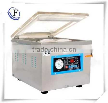 Single chamber vacuum machine for seafood