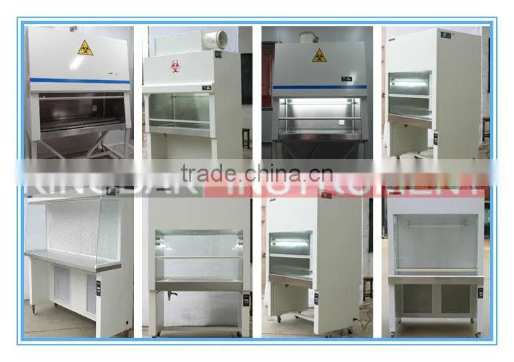 clean biological safety cabinet with alarm
