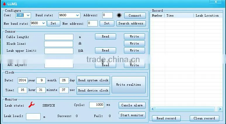 MODBUS water leak detector rs485, gsm water leak alarm, water warning leak detection alarm