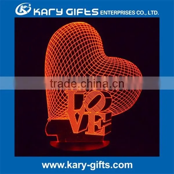 football,car, fish shape night light 3D art deco led table lamps 3D home decoration kids gift light