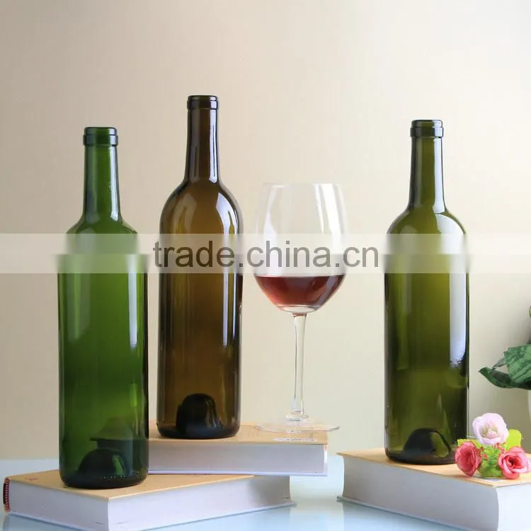 The newest style Screw cap/ Cork Best selling empty wine bottles for sale