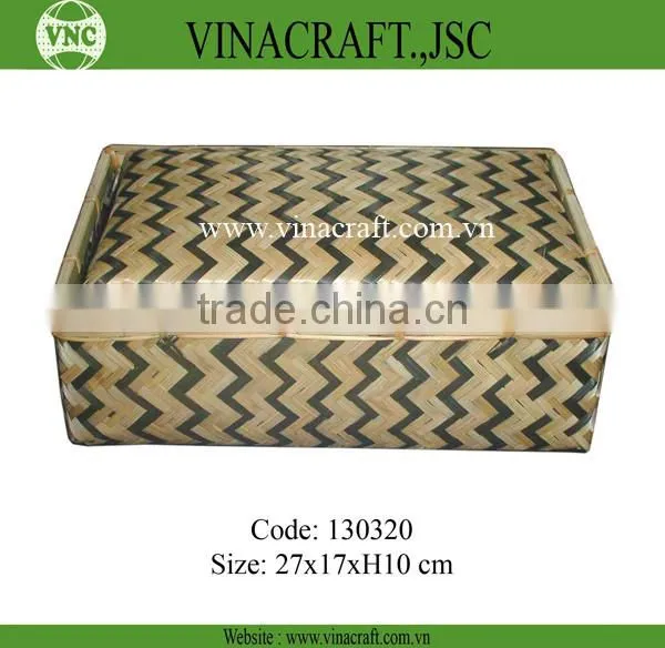 Bamboo food box for restaurant