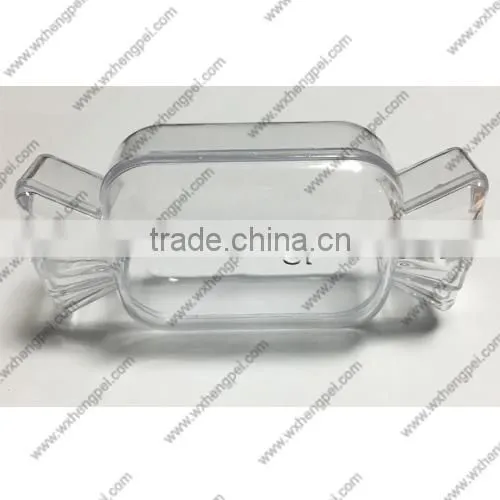 Cleverish portable cute transparent candy plastic storage jewelry wedding box kit