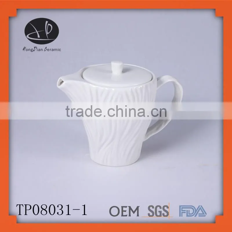 emboss design ceramic coffee & tea sets