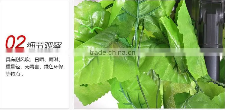 green artificial ivy vines,ceiling hanging decoration vines