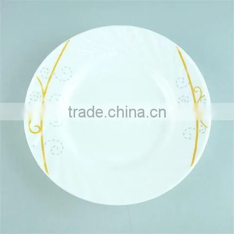 32PCS Glass dinnerware set with color box in stock