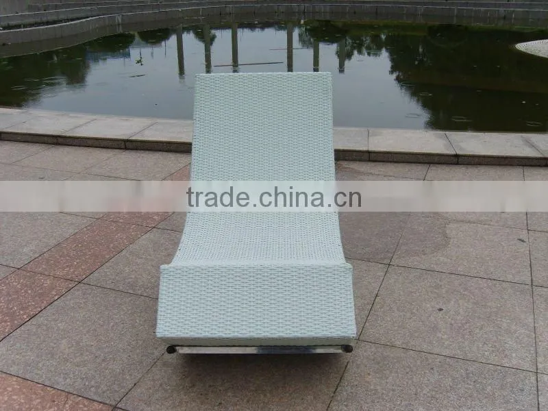 rattan beach chair or wicker outdoor beach chair