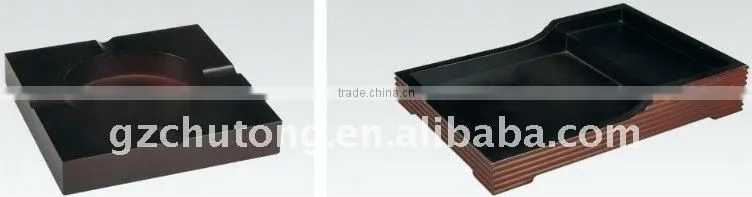 Newest hotel supplies wood dustbin