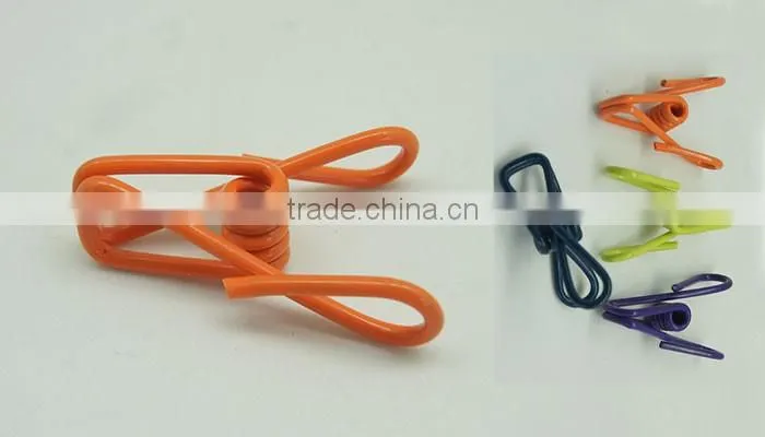 Wholesale of clothes pegs wire encapsulates decorative metal pegs