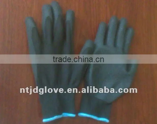 Working Glove ! Nitrile Sand finish Coated Glove .
