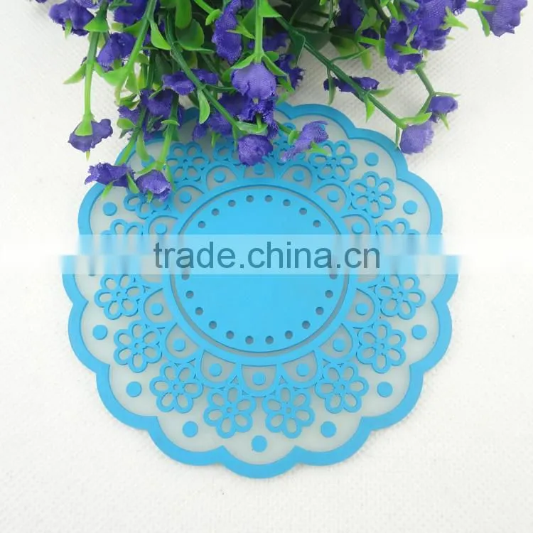 PVC cup silicone coaster