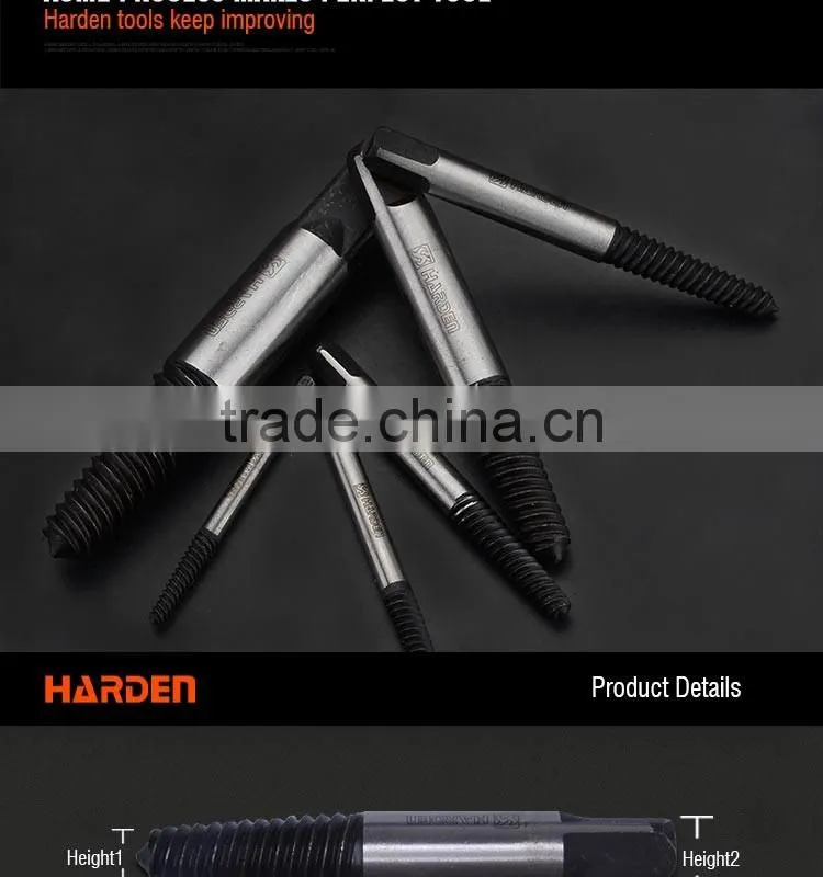 Professional 6PCS Fine Thread Screw Extractor Set