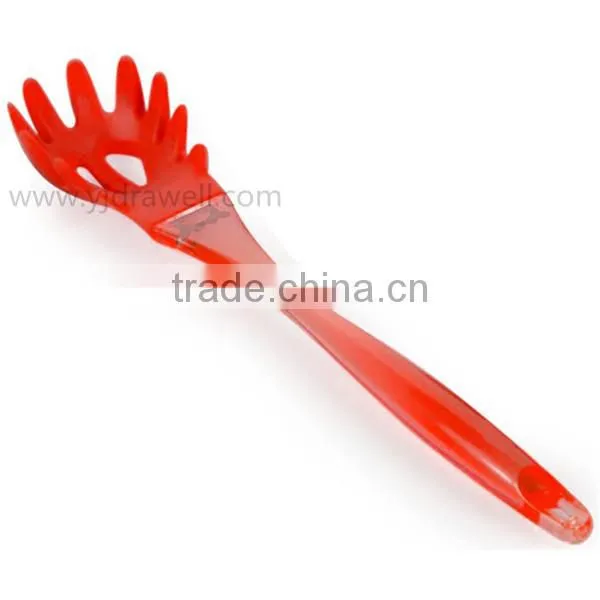 SK-0106 Plastic Handle Silicone Set Of 2 salad serving spoon
