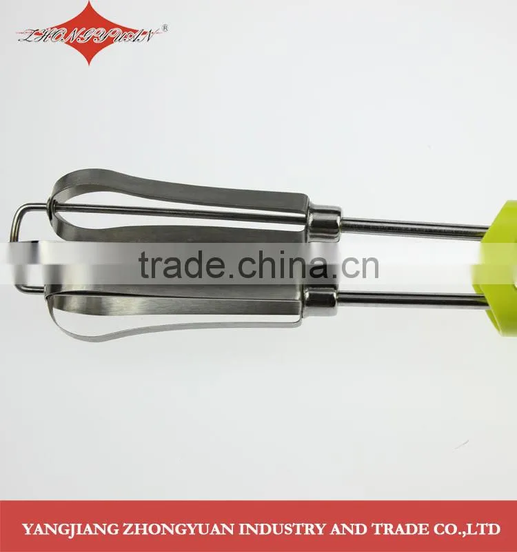 as seen on tv stainless steel kitchen rotary egg beater