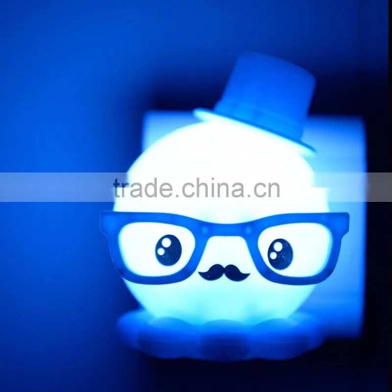 Night Light with Auto Dusk to Dawn Sensor Plug In Wall duck octopus bunny Light