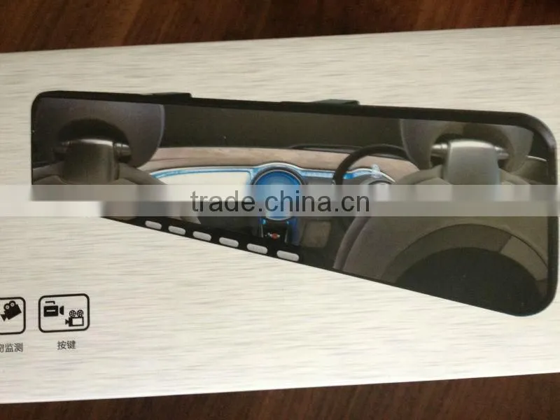 Car black box Super slim dashboard video recorder 2.7TFT LCD Night Car HD DVR Rearview Mirror vehicle traveling data recorder
