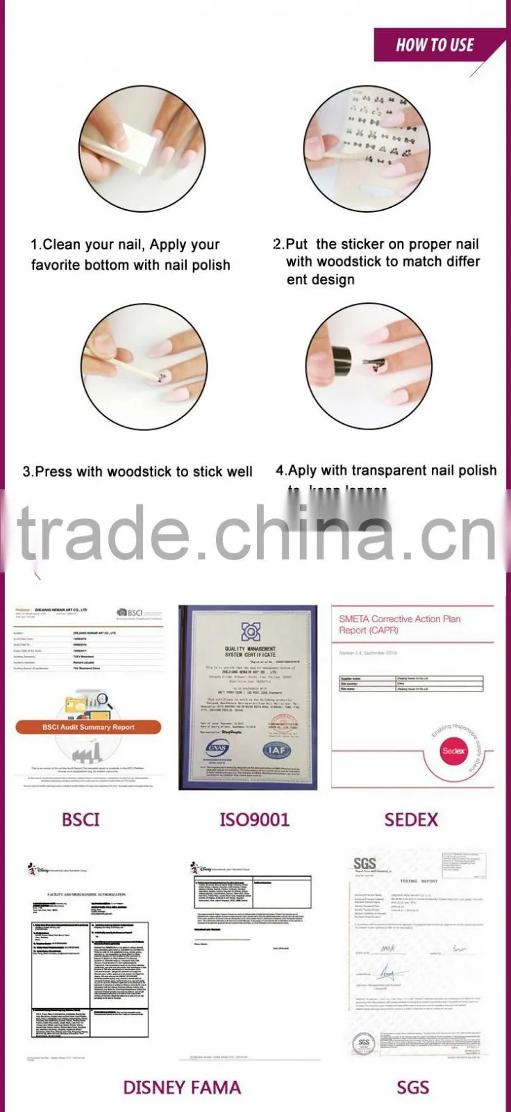 New Air Hot Selling self-adhesive metallic nail sticker nail art sticker sticker for nail art