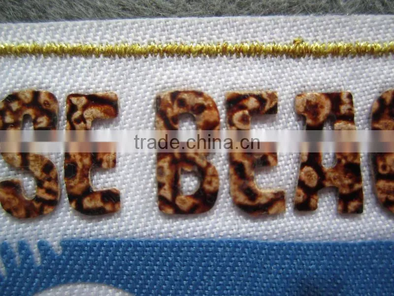 Speical LOGO with laser cutting transfer motif