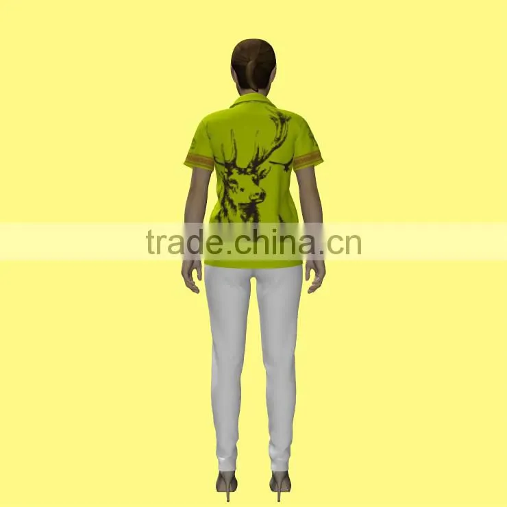 wholesale screen/heat transfer print custom design sports polo shirts MQF-003