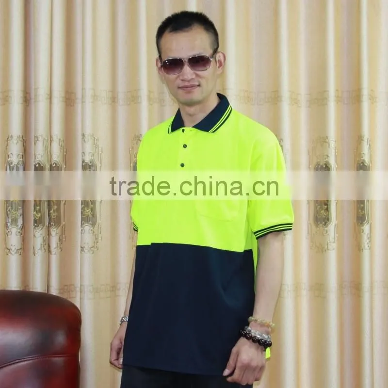 Custom 100% Polyester Dry Fit Mens Quick Dry Polo Shirt Wholesale sport polo shirt
