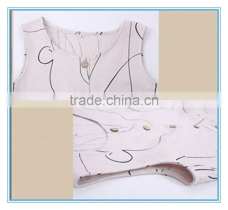 2016 Fashion Plain Customed Newest Ladies Long Vest