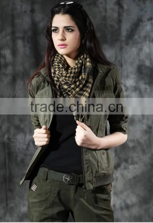2016 Malaysian Combat Suit Women Green Army Jacket & Army Trousers Dress Uniform