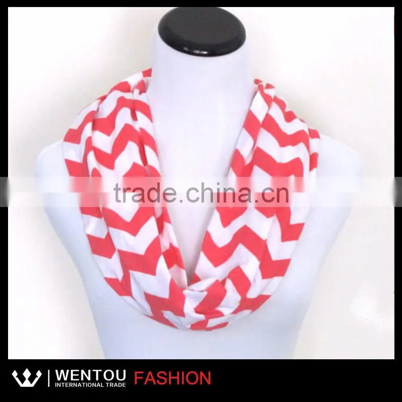 New Arrival Multicolor Chevron Infinity Scarf