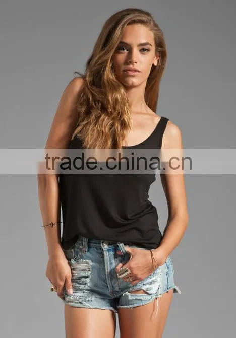 Binded Ladies Tank Top Wholesale